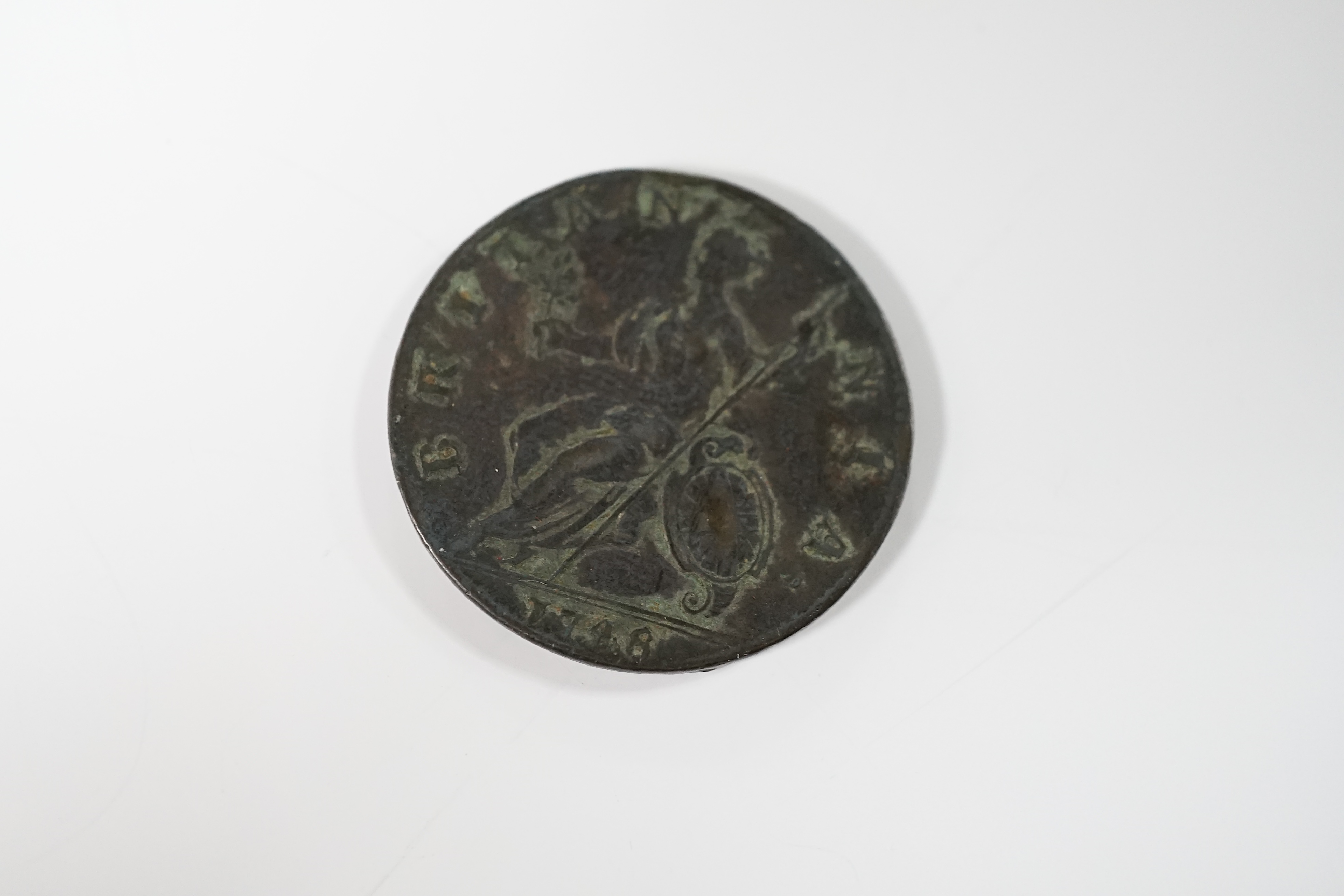 British copper and bronze coins, Charles I to George VI